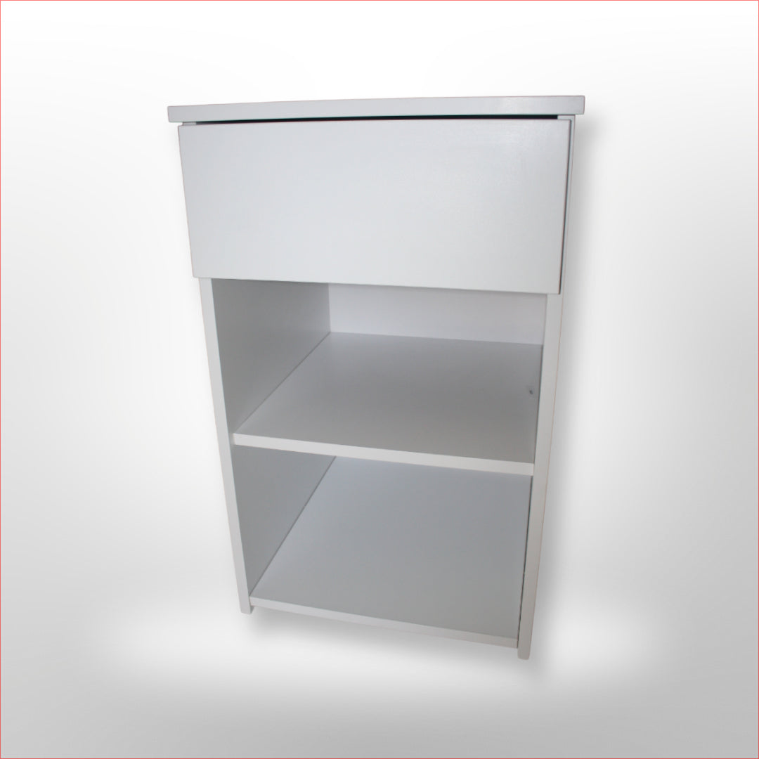 Pikasso Bedside Table - Iceberg White