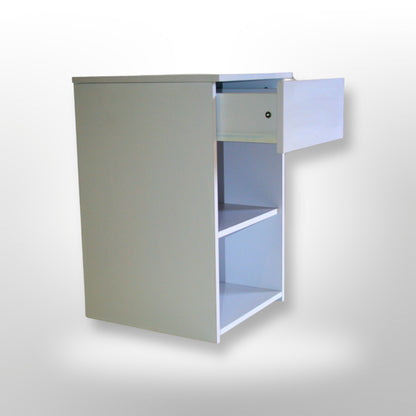 Pikasso Bedside Table - Iceberg White