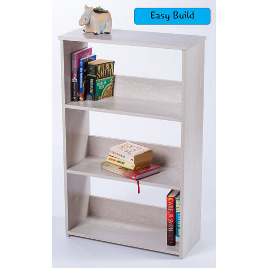 Lunar Ash, 60cm wide Bookshelf