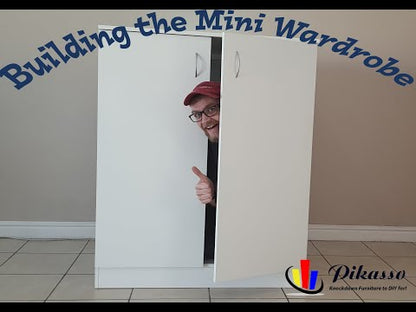 Pikasso Mini Wardrobe - Aged Stone