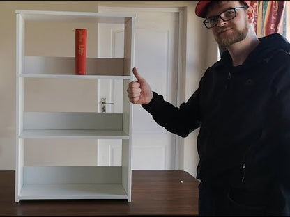 60cm Pikasso Bookshelf - White